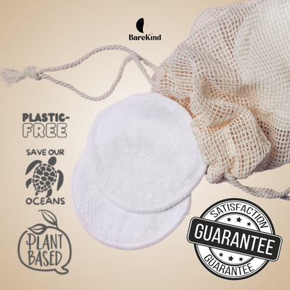 Bambus Bomuld Genanvendelige Makeup Remover Pads